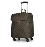 Brand Women Wheeled Luggage Bag Cabin Travel Trolley Bags On Wheels Rolling Luggage Bag For Woman