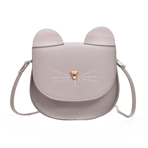 Women Leather Shoulder Bag Pure Color Messenger Satchel Tote Crossbody Bag