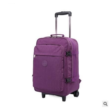 Nylon Travel Rolling Luggage Bag Travel Boarding Bag With Wheels  Travel Cabin Luggage Suitcase