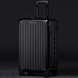 New Fashion Aluminum Alloy Pull Rod Suitcase 20/24/29 Inch Metal Luggage Fashionable New Type Of