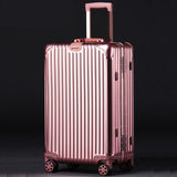 New Fashion Aluminum Alloy Pull Rod Suitcase 20/24/29 Inch Metal Luggage Fashionable New Type Of