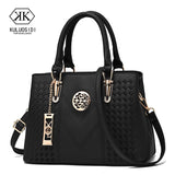 Embroidery Messenger Bags Women Leather Handbags  Bags For Women 2018 Sac A Main Ladies Hand Bag