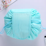 Women Drawstring Cosmetic Bag Fashion Travel Makeup Bag Organizer Make Up Case Storage Pouch