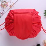 Women Drawstring Cosmetic Bag Fashion Travel Makeup Bag Organizer Make Up Case Storage Pouch
