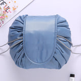Women Drawstring Cosmetic Bag Fashion Travel Makeup Bag Organizer Make Up Case Storage Pouch