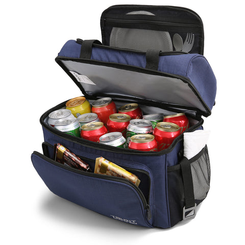 Tourit Cooler Bag Insulated 15 Cans Large Travel Cooler Tote Lunch Bag 22L Soft Cooler Bag For