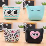 Summer New Leather Coin Purses Small Fresh Casual Pu Coin Wallet Lady Fashion Cute Pattern