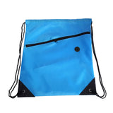 Universal Drawstring Bag Schoolbag Backpack Pe Gym Sports Swim Bag With Zipper