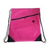 Universal Drawstring Bag Schoolbag Backpack Pe Gym Sports Swim Bag With Zipper