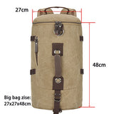 Large Capacity Man Travel Bag Mountaineering Backpack Men Bags Canvas Bucket Shoulder Backpack 012