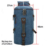 Large Capacity Man Travel Bag Mountaineering Backpack Men Bags Canvas Bucket Shoulder Backpack 012