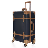 High Quality Suitcase Crocodile Skin Travel Luggage Retro Spinner Pp Pu Meterial Caary On Unisex