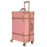 High Quality Suitcase Crocodile Skin Travel Luggage Retro Spinner Pp Pu Meterial Caary On Unisex