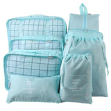 Tailup 8Pcs/Set Travel Storage Bag Set Suitcase Shoes Pouch Clothes Luggage Makeup Organiser For