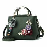 2018 Flowers Shell Women'S Tote Leather Clutch Bag Small Ladies Handbags Brand Women Messenger Bags