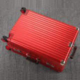 20'24'26'29' Matte Aluminum Luggage Suitcase Travel Traveling Trolley Rolling Spinner Hardside