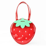 Strawberry Bags Kawaii Clear Transparent Lolita Harajuku Women Shoulder Bags Candy Color Lovely Ita