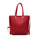 Fashion Women'S Leather Pure Color Shoulder Bags With Corssbody Bag&Handbag