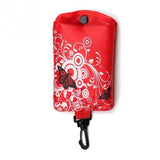 Foldable Shopping Bag Butterfly Flower Oxford Fabric Shoulder Bag Portable Eco-Friendly Grocery