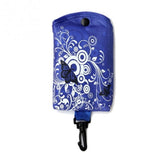 Foldable Shopping Bag Butterfly Flower Oxford Fabric Shoulder Bag Portable Eco-Friendly Grocery