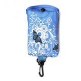Foldable Shopping Bag Butterfly Flower Oxford Fabric Shoulder Bag Portable Eco-Friendly Grocery