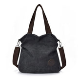 Handbags High Quality Canvas Women Female Hobos Single Female Handbag Designers Hot Sale Solid