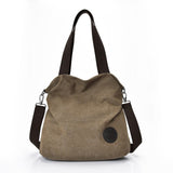 Handbags High Quality Canvas Women Female Hobos Single Female Handbag Designers Hot Sale Solid