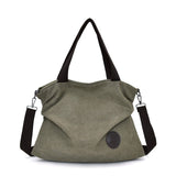 Handbags High Quality Canvas Women Female Hobos Single Female Handbag Designers Hot Sale Solid