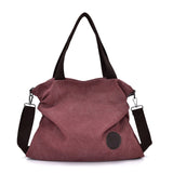 Handbags High Quality Canvas Women Female Hobos Single Female Handbag Designers Hot Sale Solid