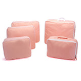 5Pcs Travel Storage Bags Waterproof Clothes Packing Cube Luggage Organizer