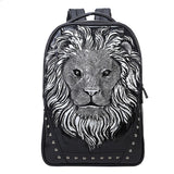 Fashion Pu Leather Woman And Man Unisex Backpack Daypack Knapsack School Bag Travel Handbag