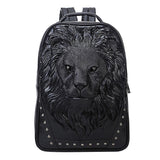 Fashion Pu Leather Woman And Man Unisex Backpack Daypack Knapsack School Bag Travel Handbag