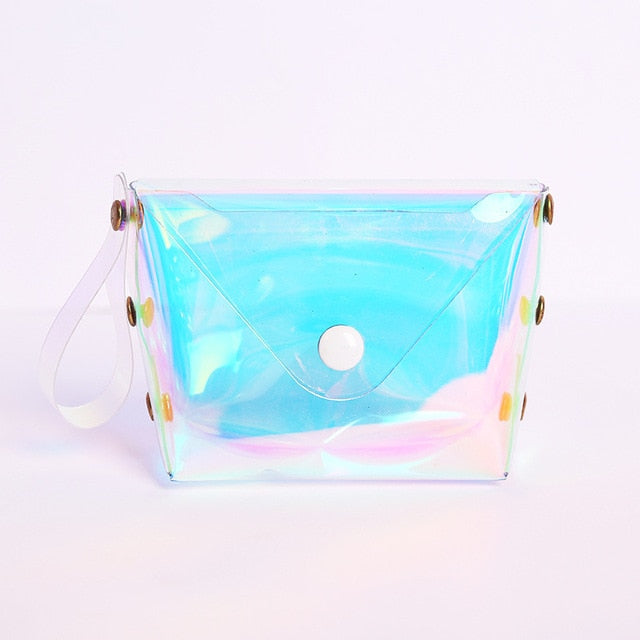 Etya Transparent Coin Purse Women Small Wallet Female Change Purses Mini Children'S Pocket