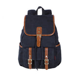 Kaukko Vintage Style Multi-Functional Unisex Men Women Canvas Backpack Rucksack Student School