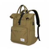 Multifunctional Men'S Travel Backpack Satchel Bag Large Capacity Laptop Backpack With Usb