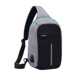 Men Messenger Bags Crossbody Slings Shoulder Chest Bags Anti-Theft Strap Back Packs Laday Casual