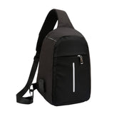 Men Messenger Bags Crossbody Slings Shoulder Chest Bags Anti-Theft Strap Back Packs Laday Casual