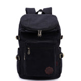 Kaukko Vintage Style Men'S Boys Large Capacity Leisure Canvas Travel Backpack Rucksack Laptop