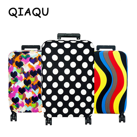 Qiaqu High Quality Fashion Travel Elasticity Luggage Cover Protective Suitcase Cover Trolley Case
