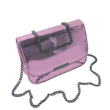 Women'S Fashion Flap Bag Patent Leather Handbag Crossbody Shoulder Bag