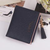 Women Wallet Lovely Short Paragraph Zipper Hasp Purse Small Clutch Fashion Buckle Pu Female Wallets