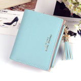 Women Wallet Lovely Short Paragraph Zipper Hasp Purse Small Clutch Fashion Buckle Pu Female Wallets