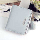 Women Wallet Lovely Short Paragraph Zipper Hasp Purse Small Clutch Fashion Buckle Pu Female Wallets