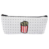 French Fries Cola School Pencil Case Cosmetic Makeup Storage Bag