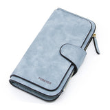 Brand Leather Women Wallets High Quality Designer Zipper Long Wallet Women Card Holder Ladies Purse