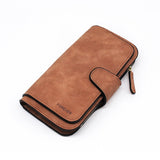 Brand Leather Women Wallets High Quality Designer Zipper Long Wallet Women Card Holder Ladies Purse