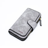 Brand Leather Women Wallets High Quality Designer Zipper Long Wallet Women Card Holder Ladies Purse
