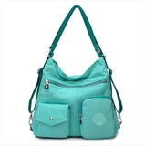 Jinqiaoer New Waterproof Women Bag Double Shoulder Bag Designer Handbags High Quality Nylon