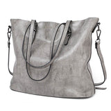 Acelure Women Shoulder Bag Fashion Women Handbags Oil Wax Leather Large Capacity Tote Bag Casual Pu