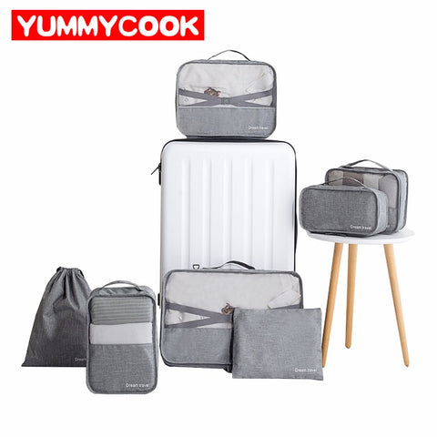 Men Travel Storage Bags Clothes Shoes Underwear Suitcase Organizer Cosmetics Zipper Pouch Home